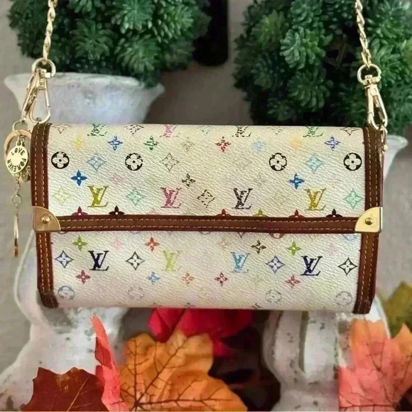 Louis Vuitton Monogram Multicolor Porte Tresor International Wallet/ - Picture 4 of 14